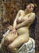 Lovis Corinth Nana, Female Nude Germany oil painting artist